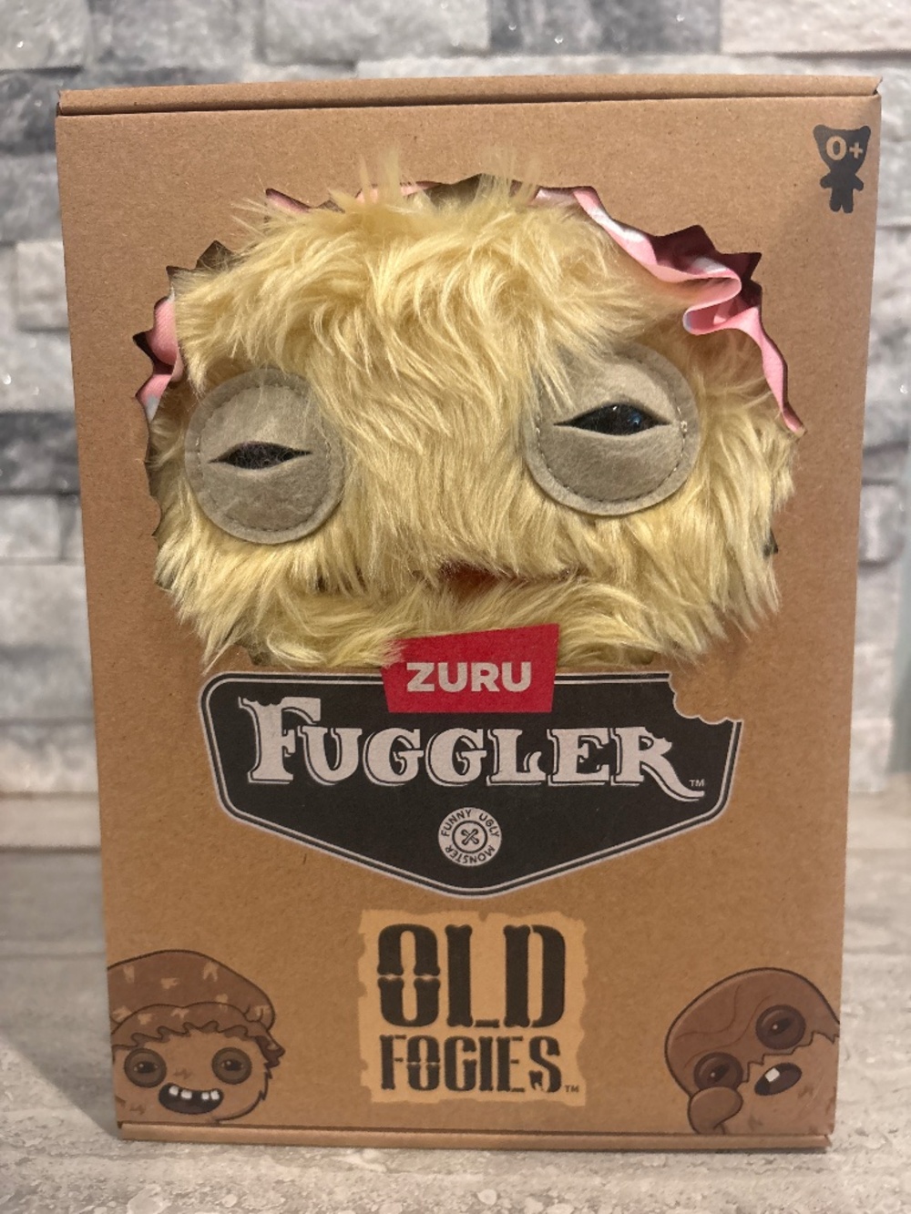 ZURU Fuggler Old Fogies Yellow Plush Halloween Boo Basket NIB